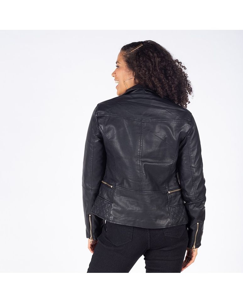 jaqueta feminina corino