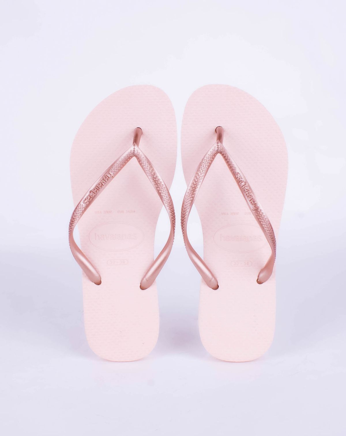 Chinelo Feminino Havaianas Slim rosa - 35/6