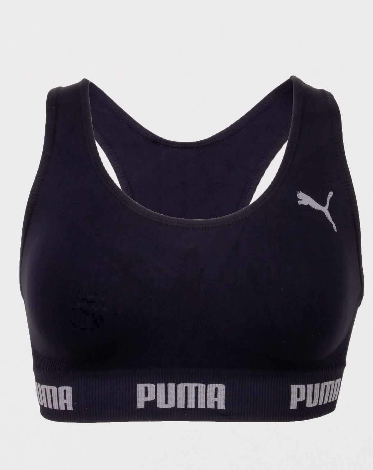 Top Nadador Feminino Sem Costura Puma preto - p