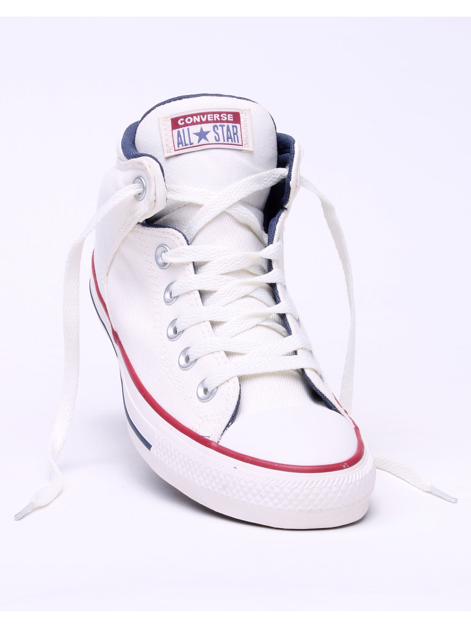 Tênis Casual Cano Alto Chuck Taylor Monochrome All Star Branco - lojasbesni