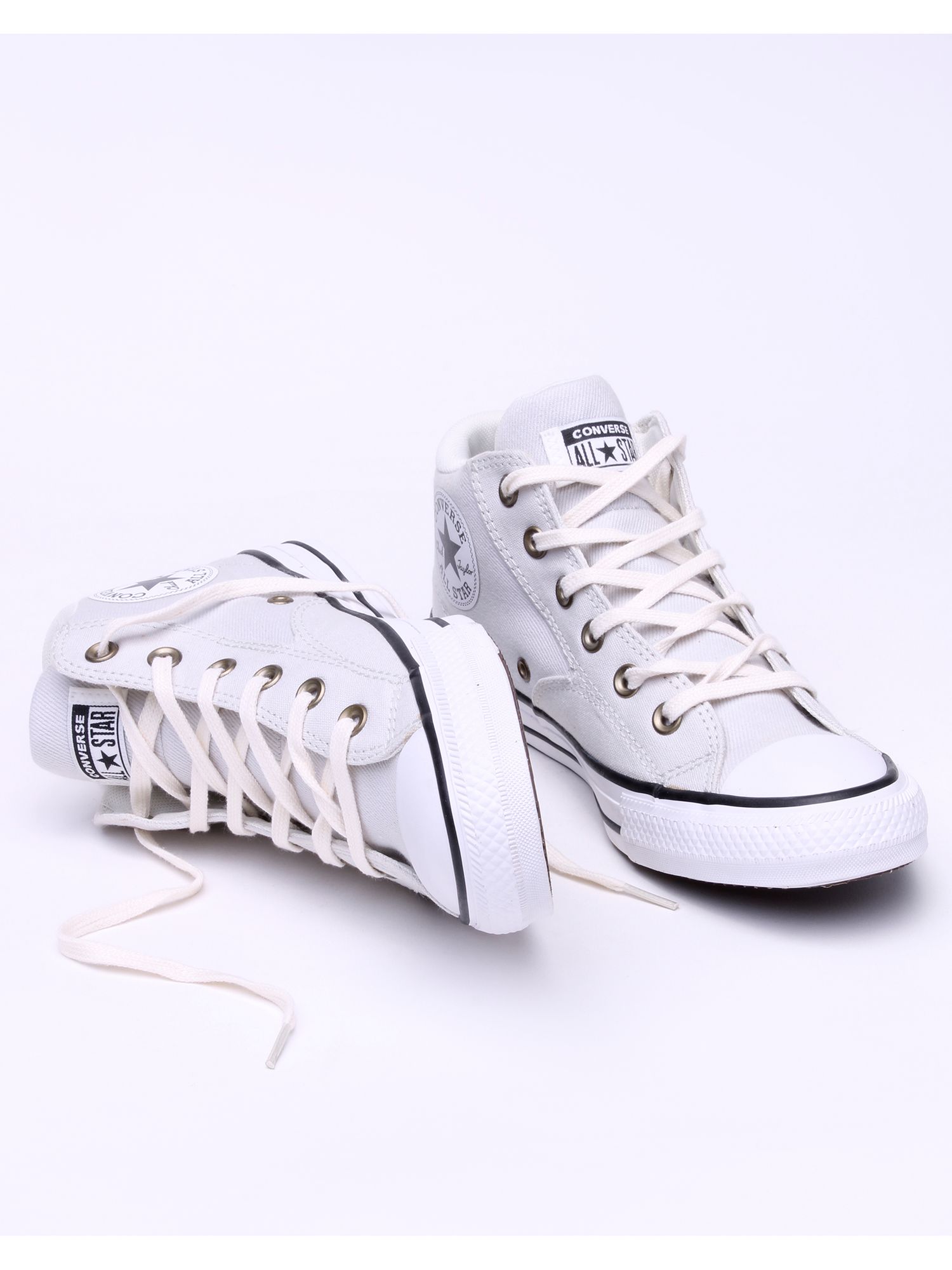 Tênis Casual Cano Alto Chuck Taylor Monochrome All Star Branco - lojasbesni