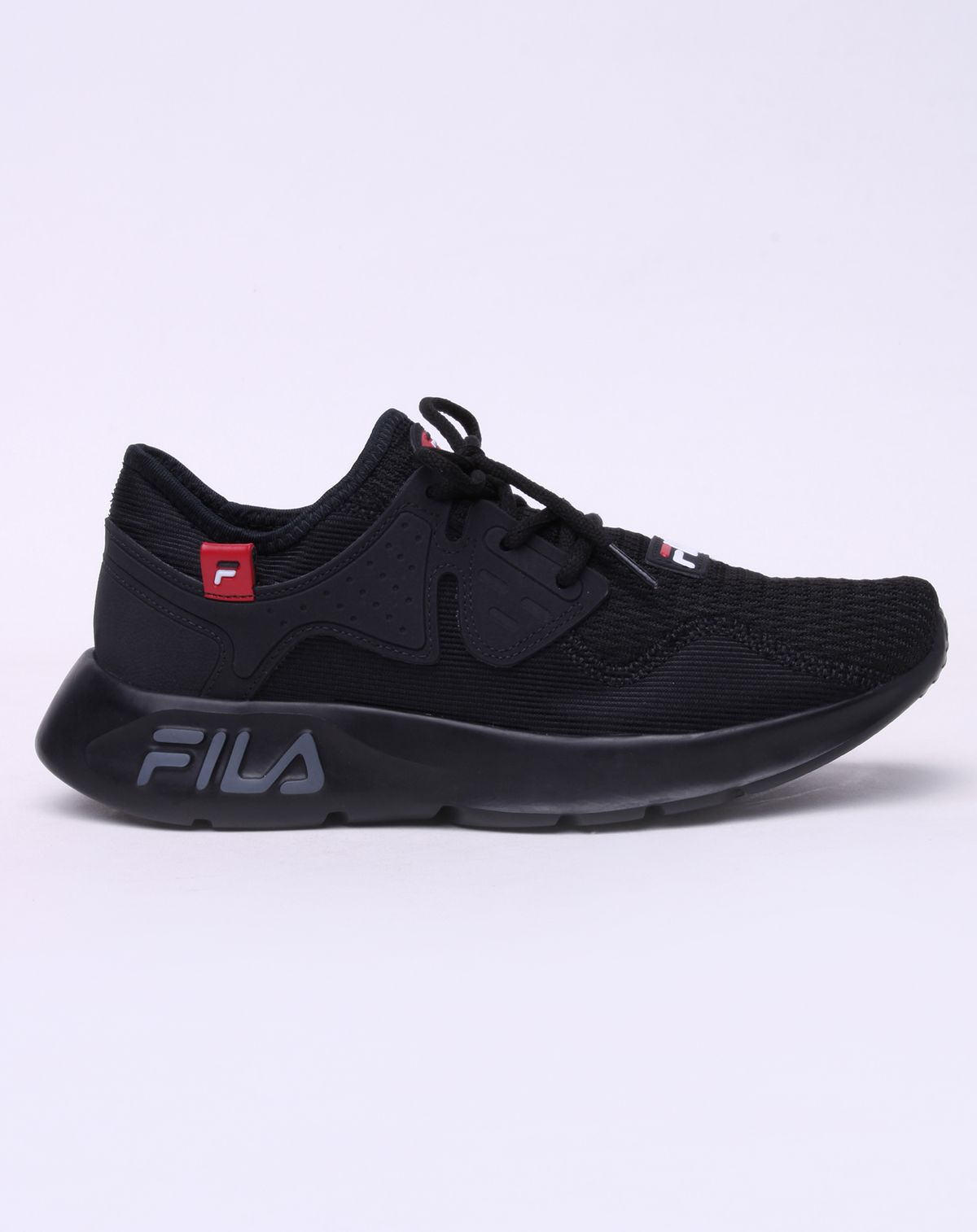 Tênis Casual Masculino Iconic Fila preto/vermelho - 44