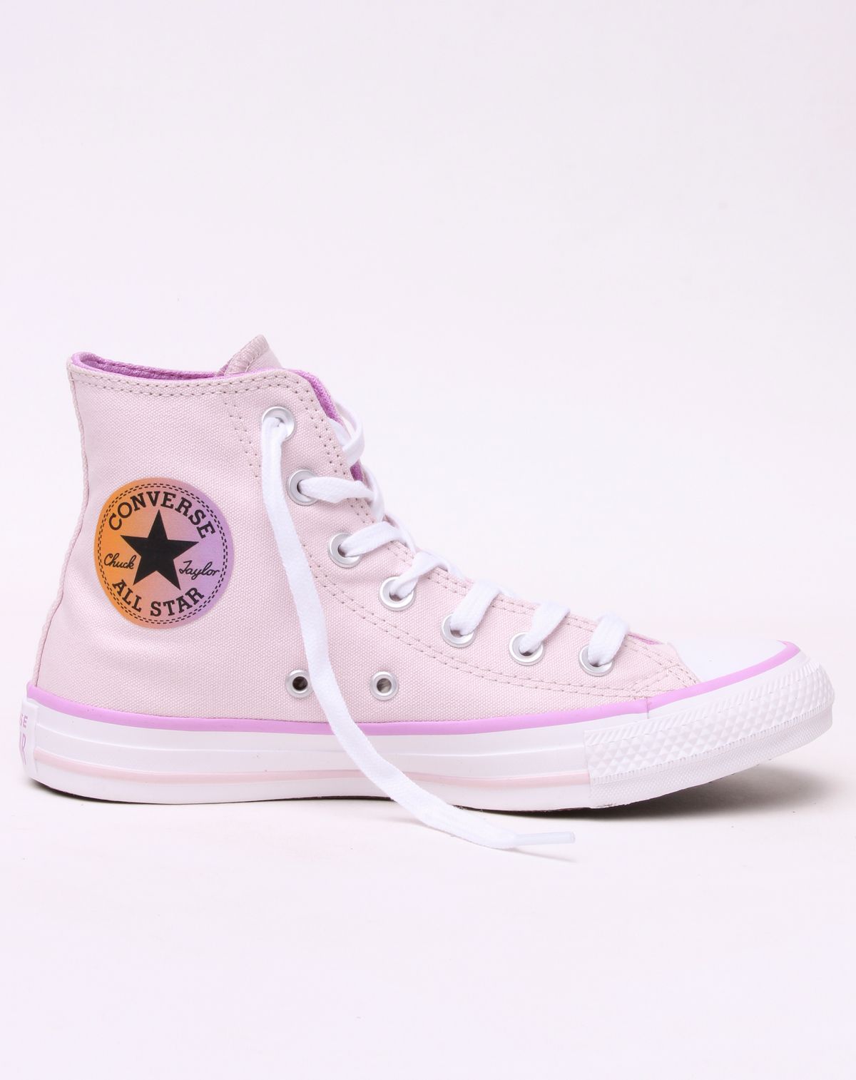 Tênis Cano Alto Converse Chuck Taylor Hi Seasonal Plus All Star CINZA rosa - 33