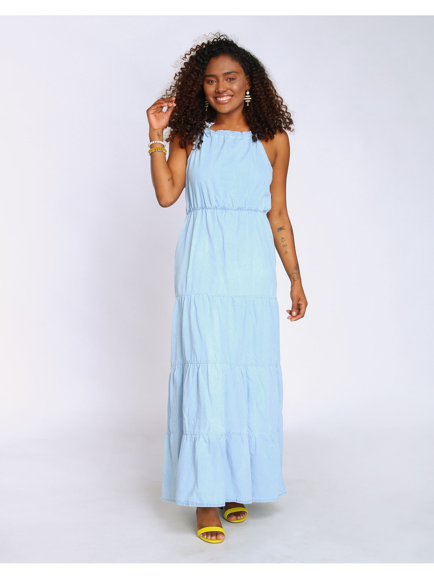 Vestido jeans valor cheap