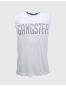 Camiseta Masculina Bob Esponja Gangster Cinza