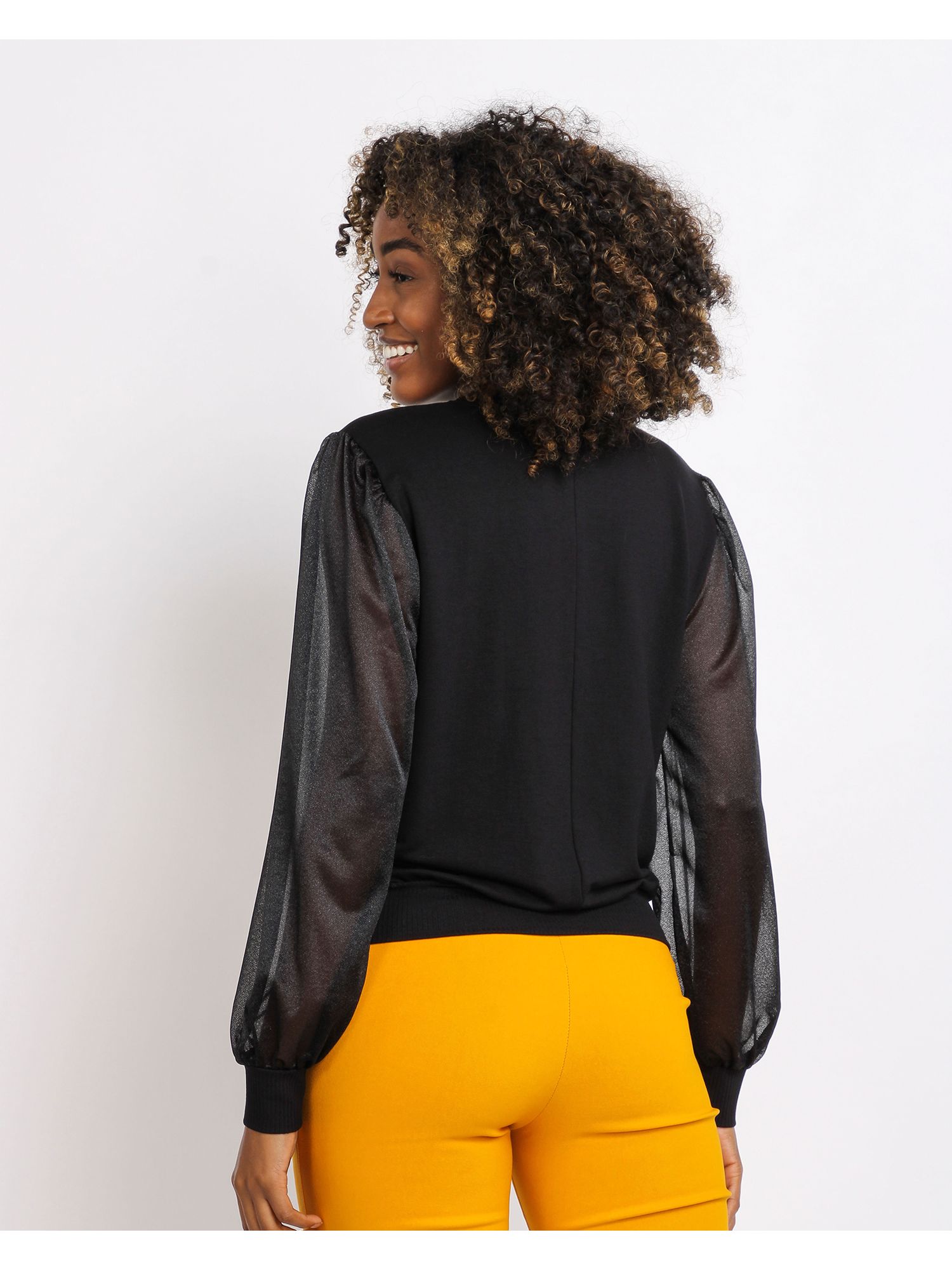 Blusa bomber hot sale tule