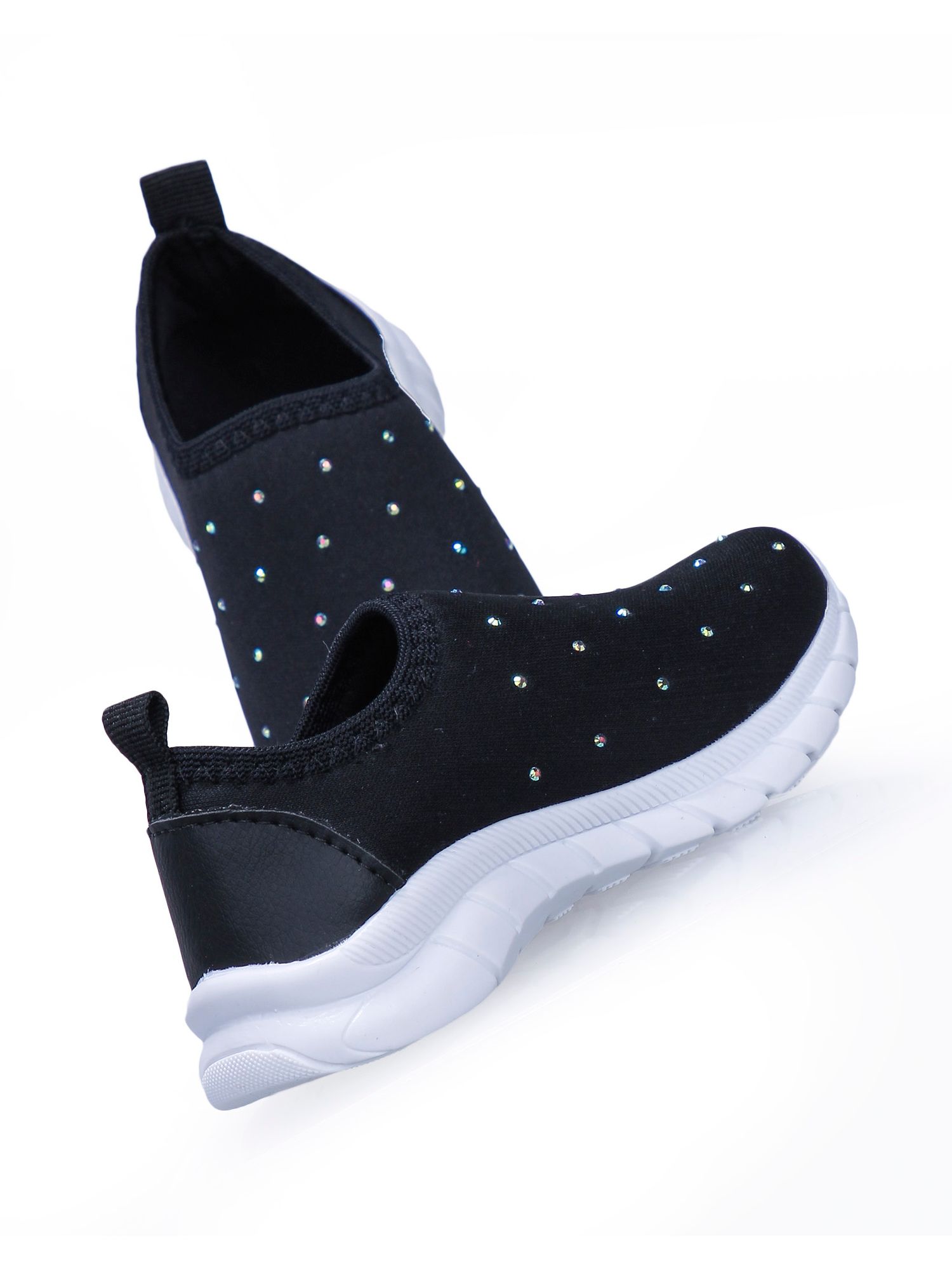 T nis Jogging Slip On Beb Menina Strass lojasbesni