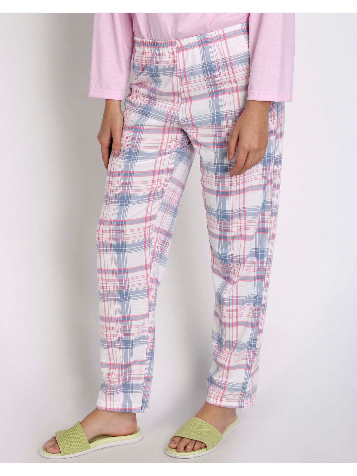 Pijama Longo Feminino Estampa Xadrez - lojasbesni