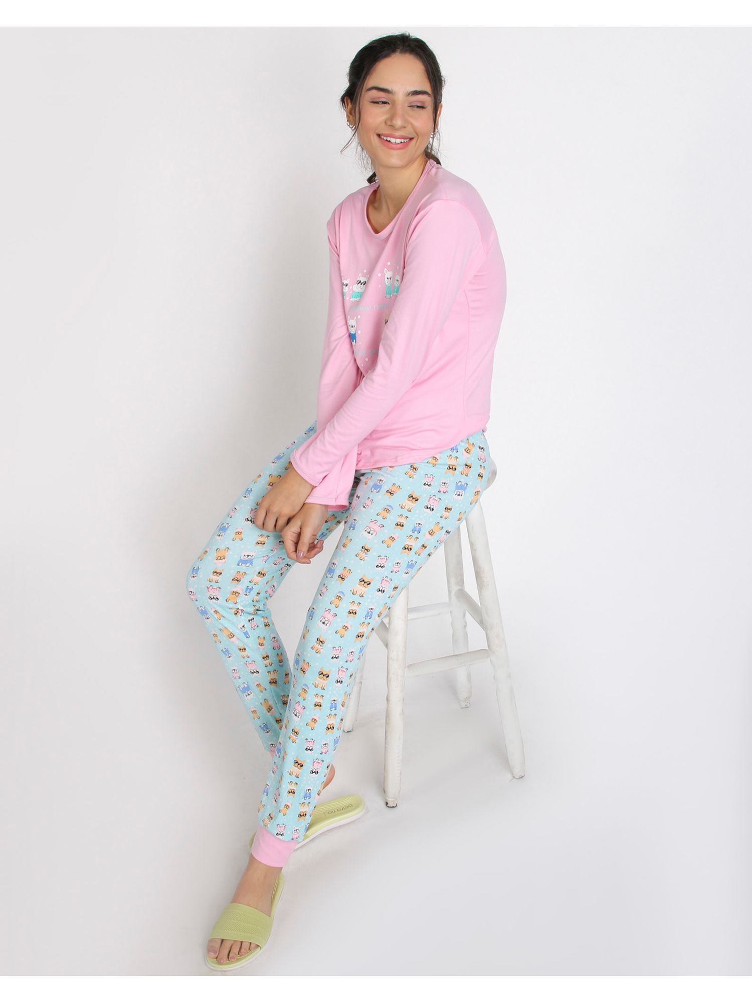 Pijama Longo Feminino Estampa Xadrez - lojasbesni