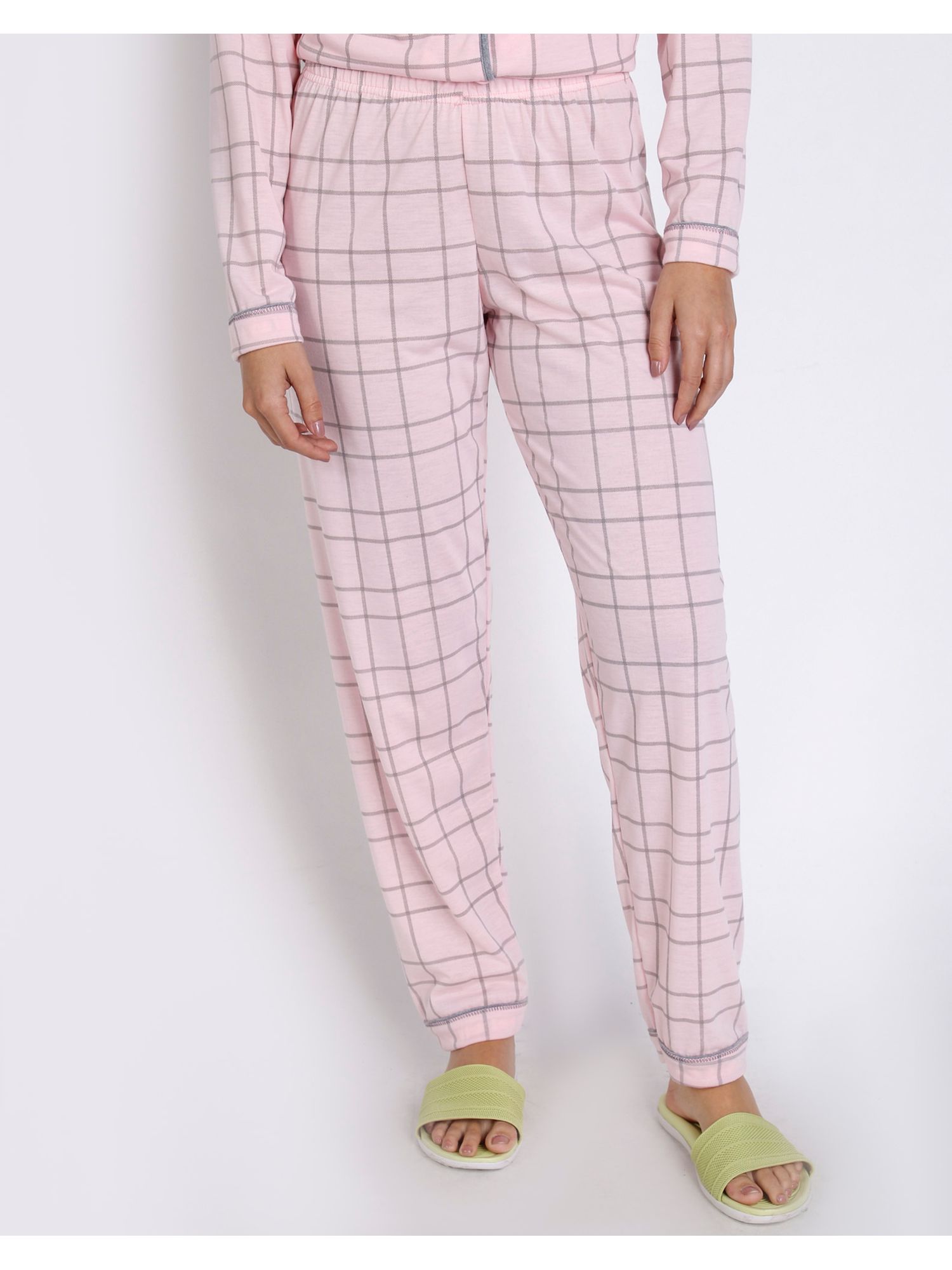 Pijama Longo Feminino Estampa Xadrez - lojasbesni