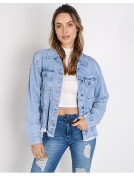 Jaqueta jeans 2024 feminina besni