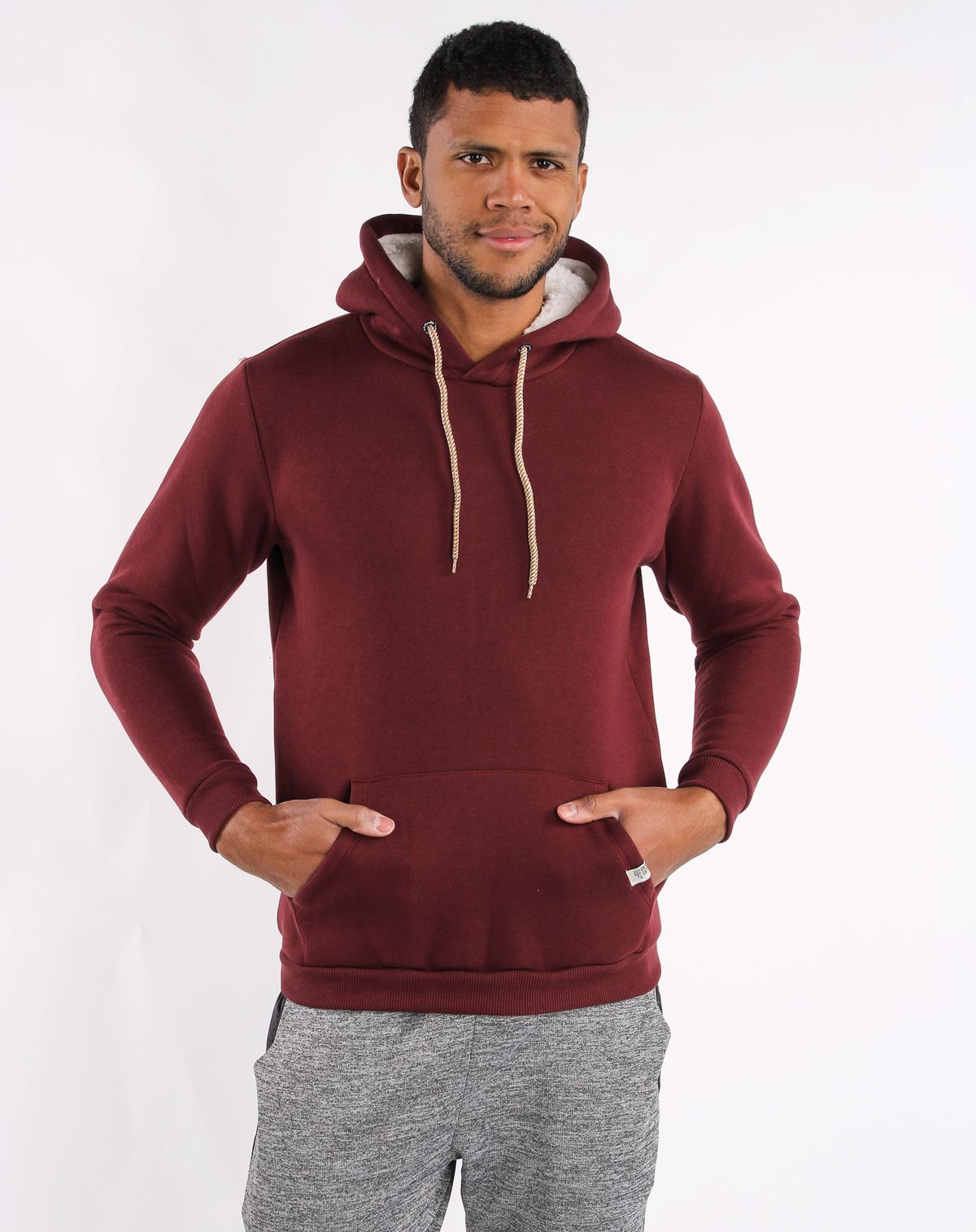 Moletom sales masculino bordo