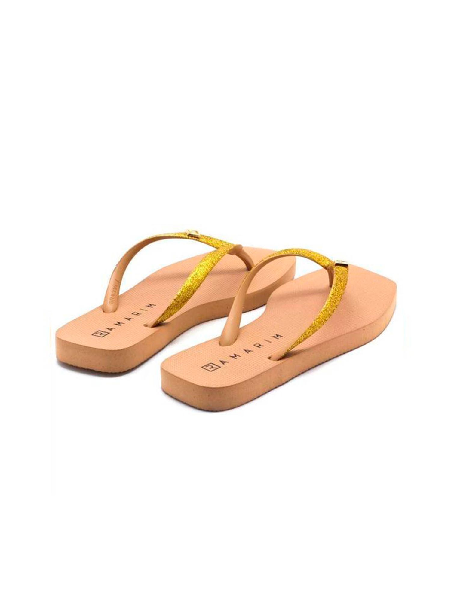 Chinelo Feminino Havaianas Slim Square Logo Metallic - lojasbesni