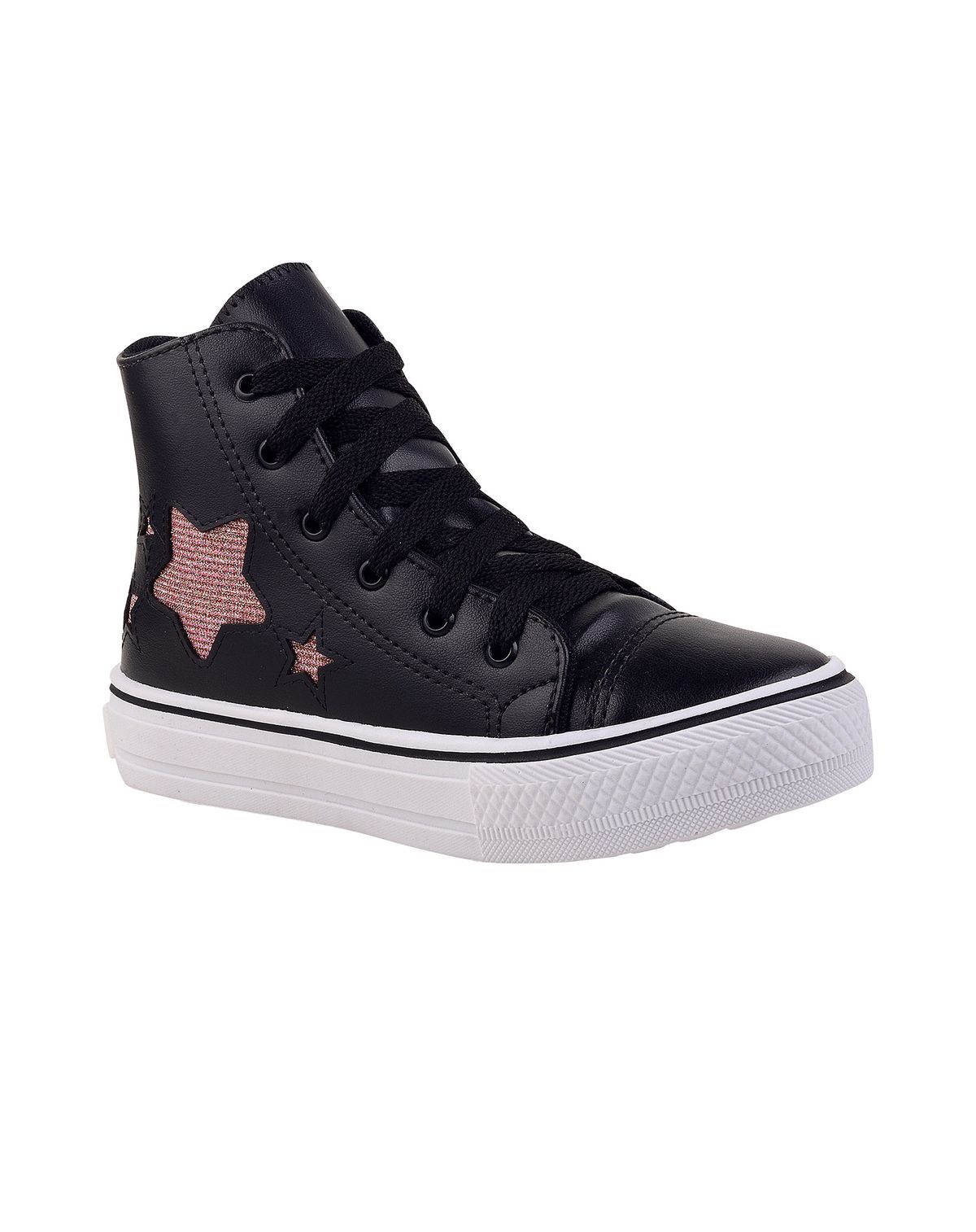 Tenis preto best sale com glitter infantil