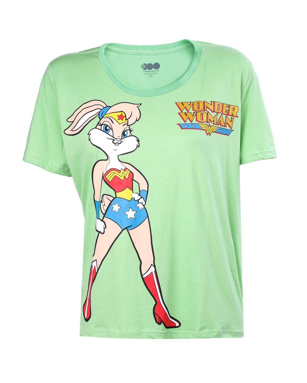 Camiseta Manga Curta Plus Size Feminina Lola Bunny Looney Tunes