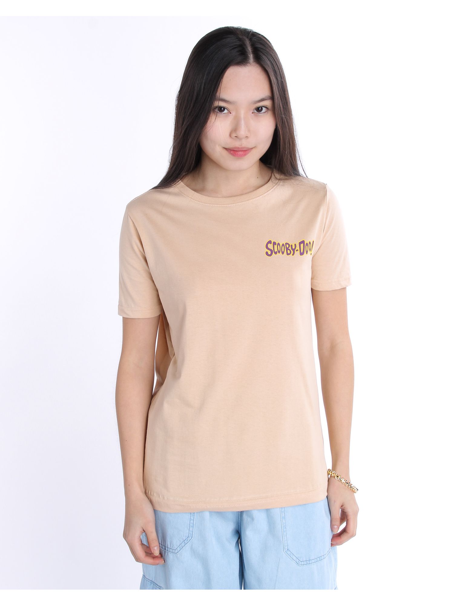 Camiseta Manga Curta Feminina Estampa Scooby Doo Lojasbesni 4993