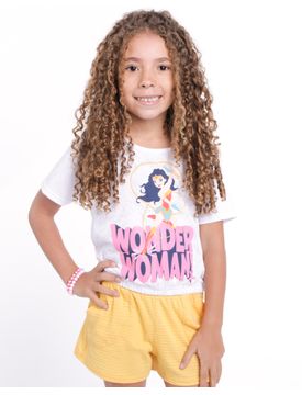 Blusa 4 a 10 anos Manga Longa Gatinha Marie Kamylus Branco