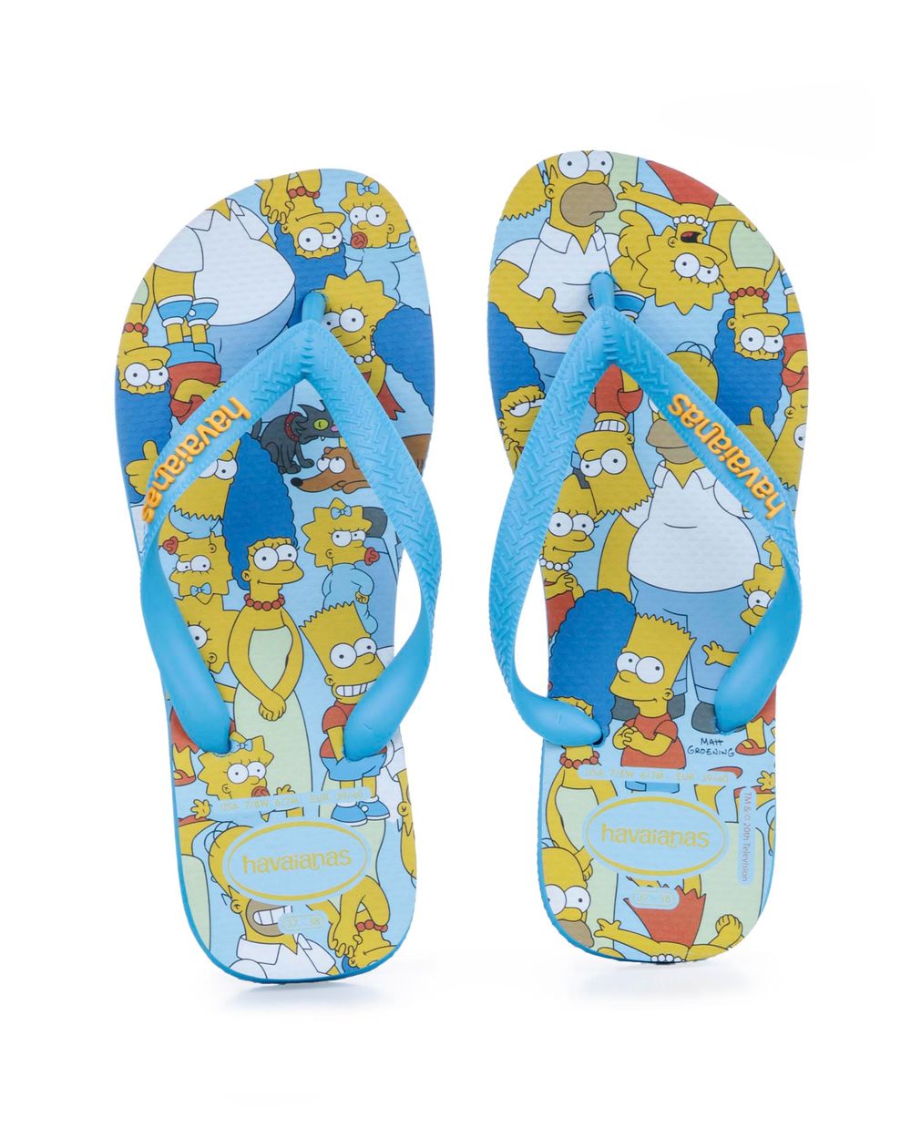 Chinelo havaianas masculino store simpsons