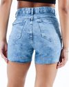 Shorts Jeans Feminino Adulto Detalhe Barra Desfiada 20082 Absolute 38 -  Malhas Ferju