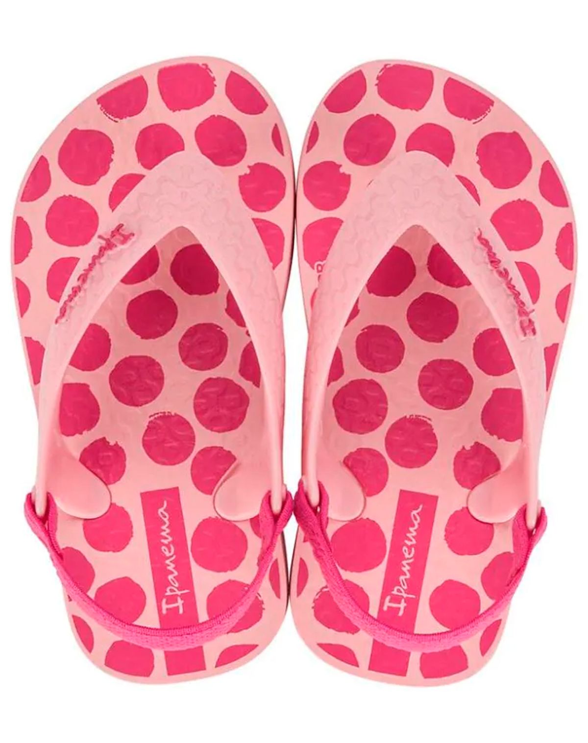 Chinelo Infantil Menina Ipanema Kids Elástico rosa/rosa - 17/8