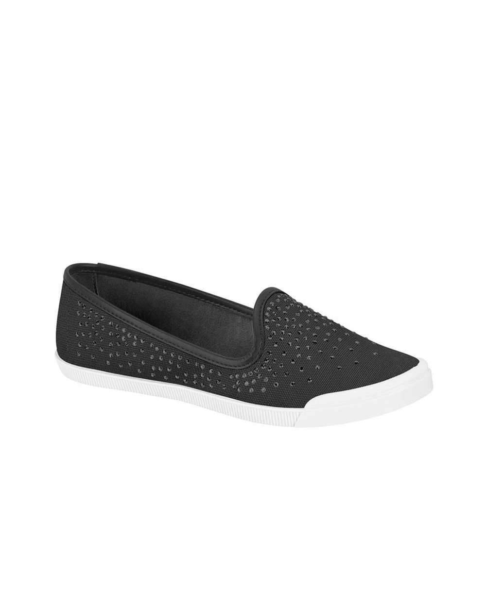 Sapatilha slipper preta cheap