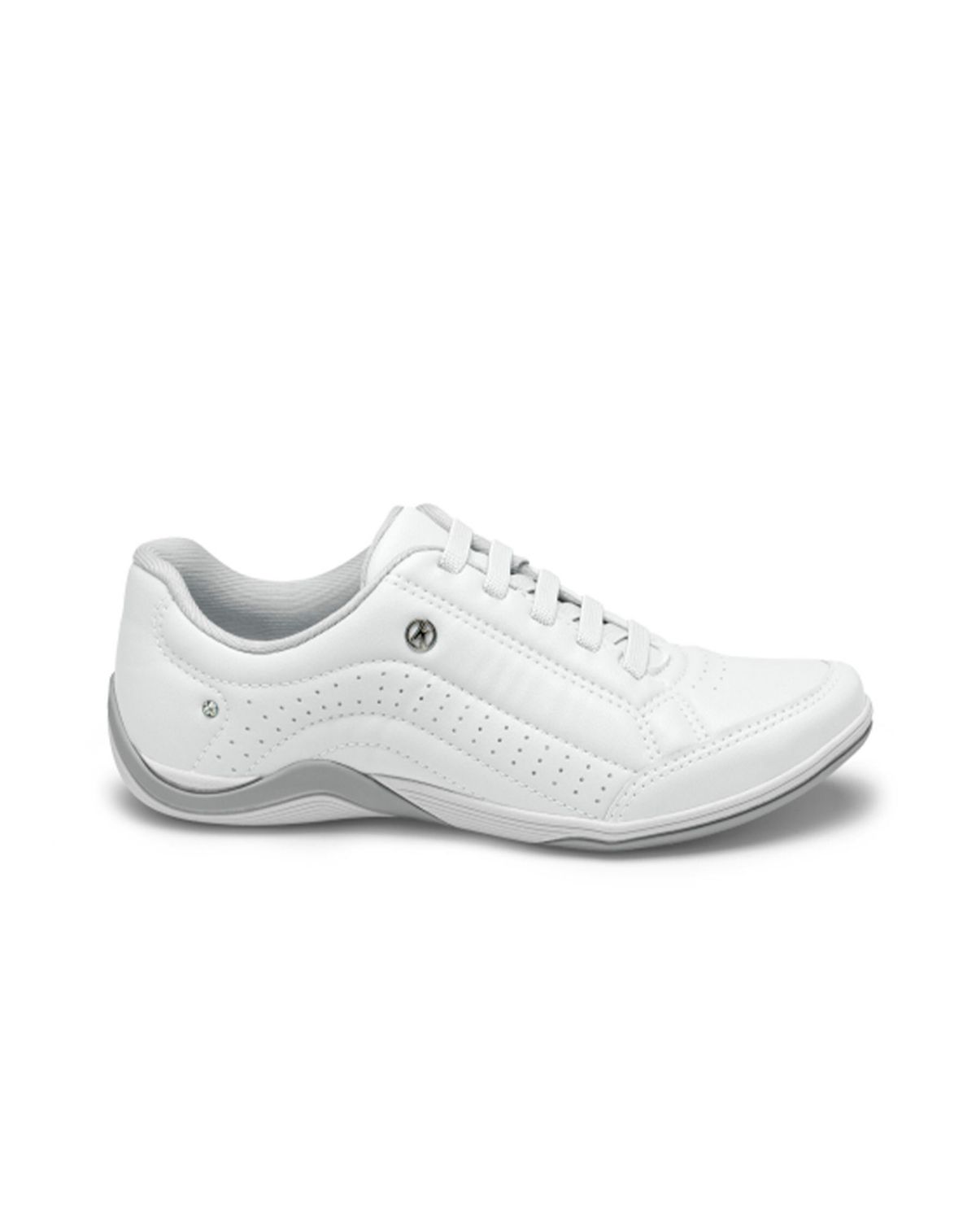 Tênis Kolosh Casual Feminino Cadarço Elástico off white - 38