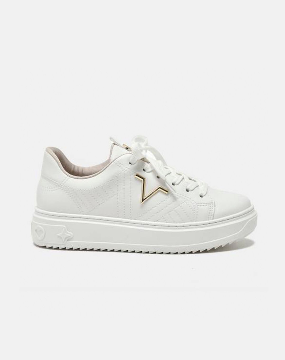 Tênis Sneaker Casual Feminino Via Marte branco - 34