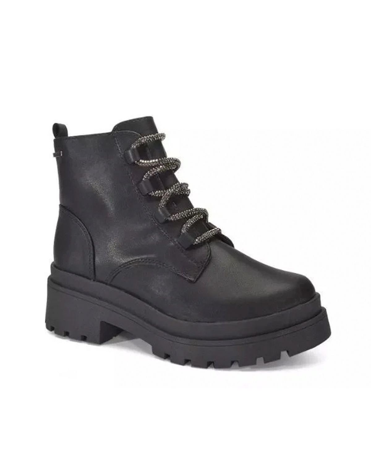 Bota Coturno Feminina Cordão De Strass Dakota preto - 33