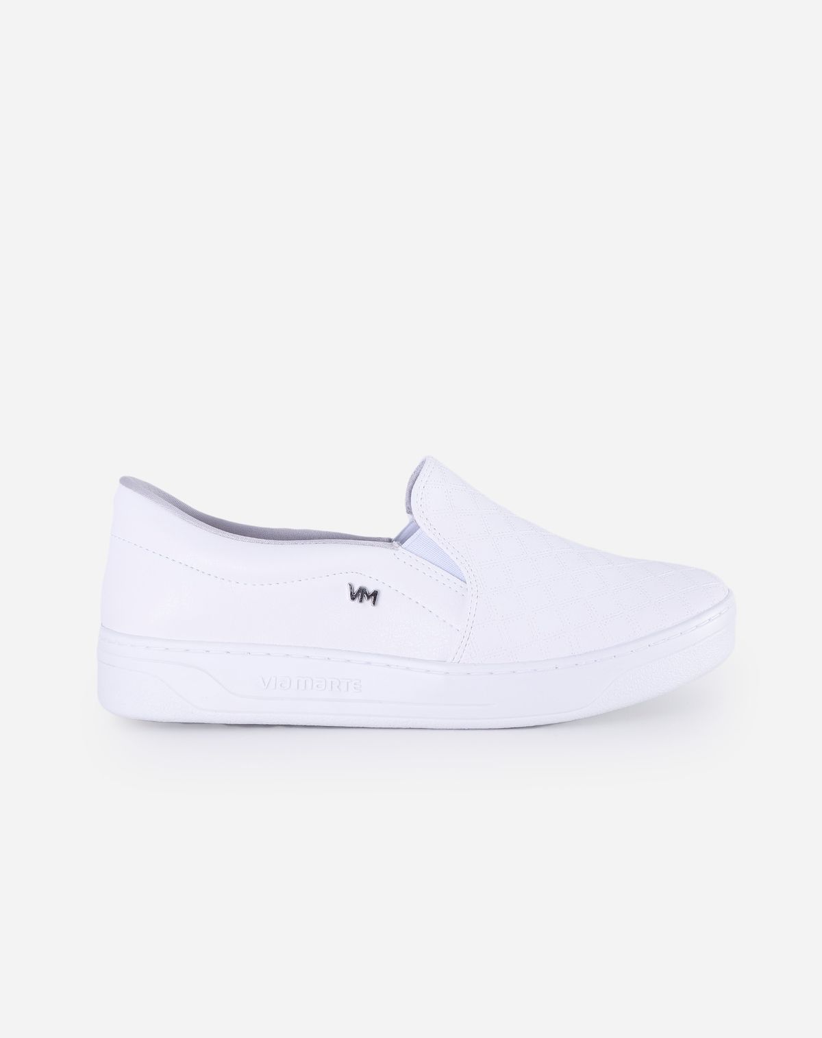 Tênis Slip On Casual Feminino Via Marte branco - 37