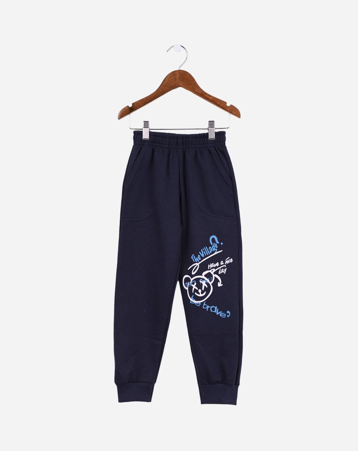 Calça Moletom Infantil Menino Estampada marinho - 8