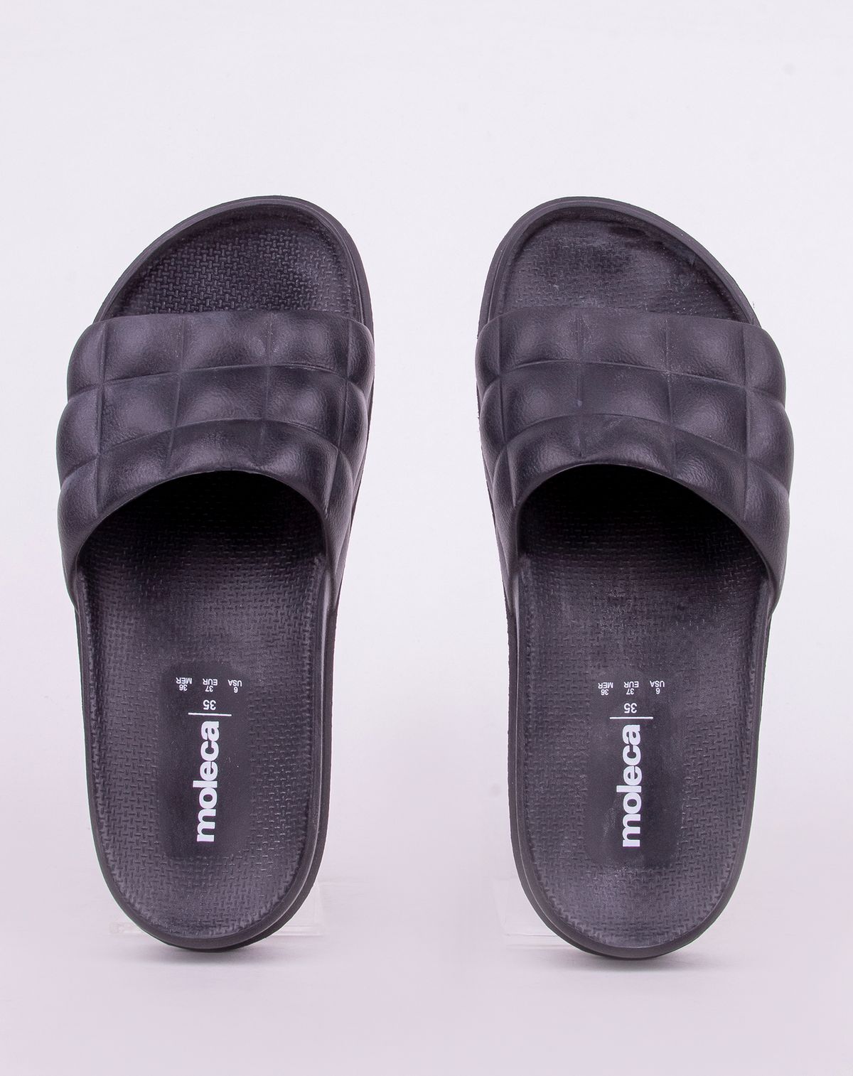 Chinelo Slide Feminino Moleca preto - 35