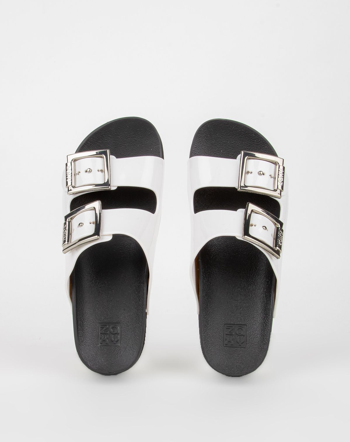 Birken Feminina Fivela Partner Zaxy preto/branco - 35