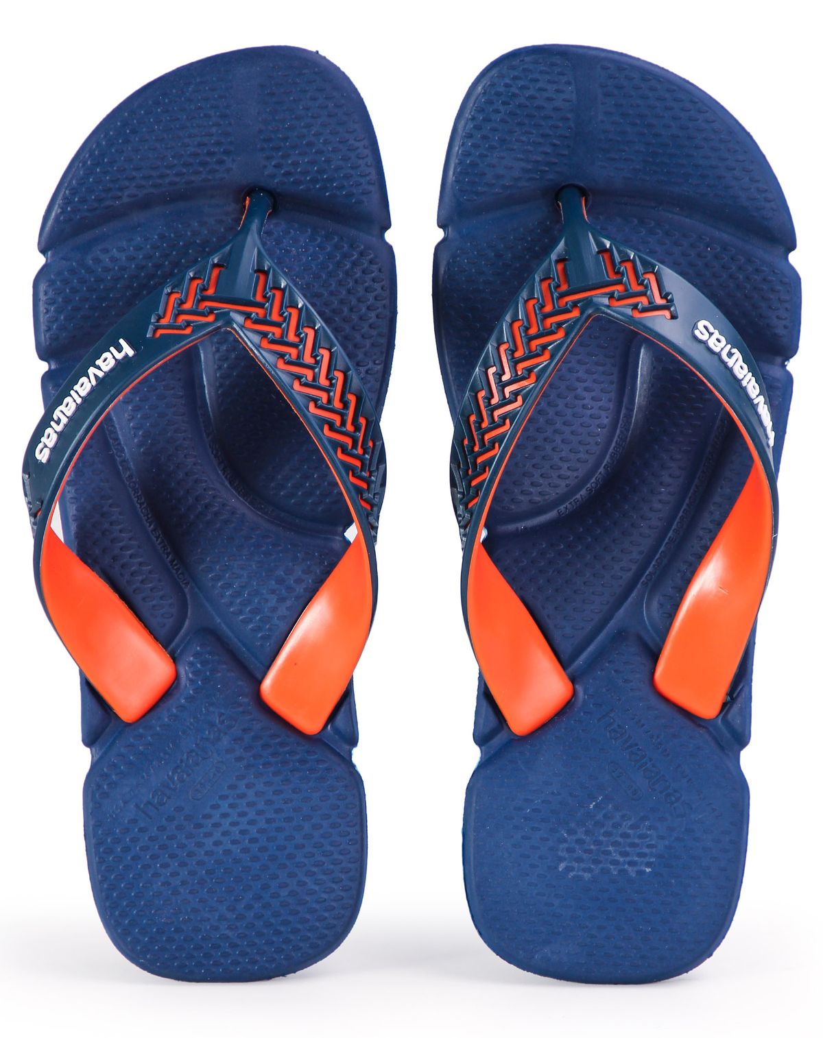 Chinelo Havaianas Masculino Power 2.0 marinho/laranja - 37/8