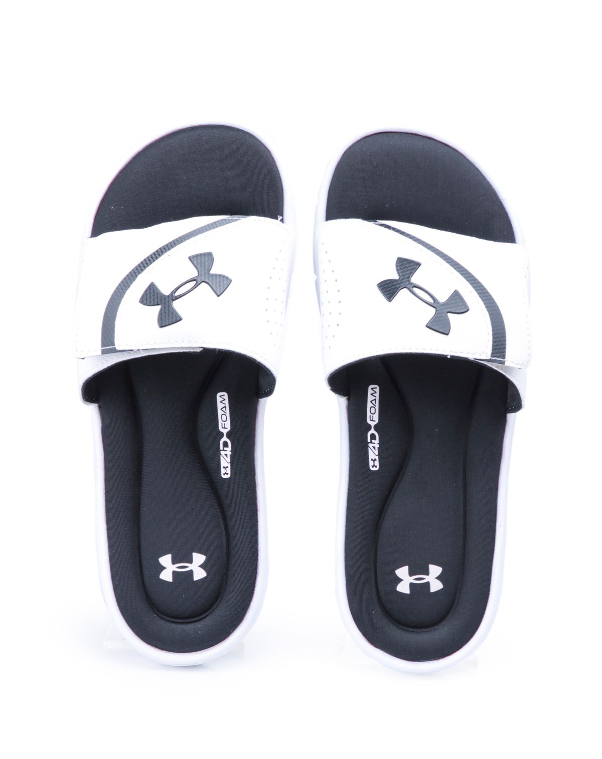 Chinelo Slide Masculino Under Armour Ignite branco - 37/8