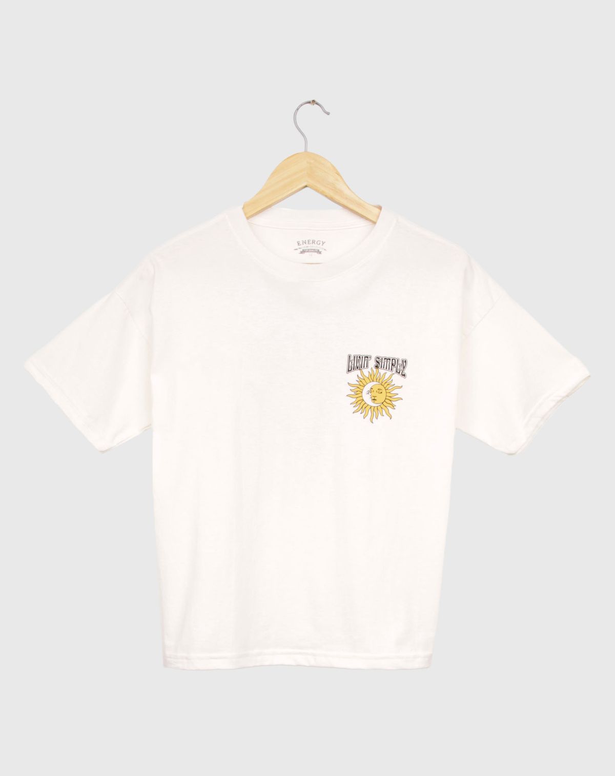 Camiseta Manga Curta Juvenil Menina Estampada off white - 10