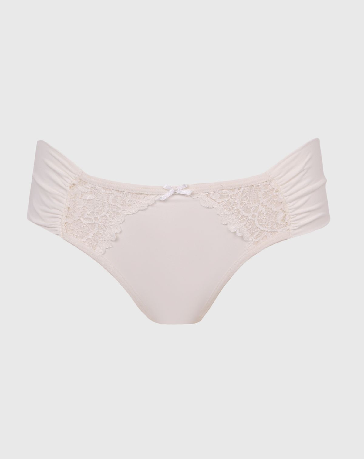 Calcinha Feminina Cintura Dupla Renda off white - p