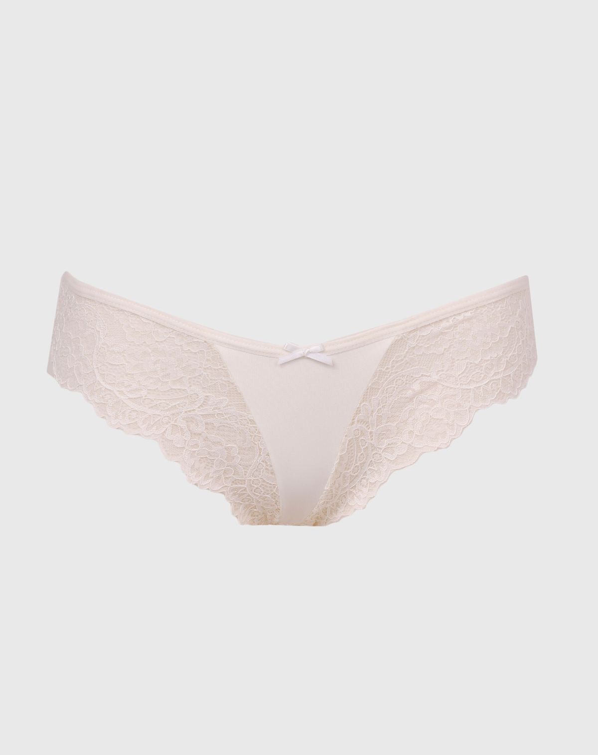 Calcinha Feminina Renda Babados off white - p