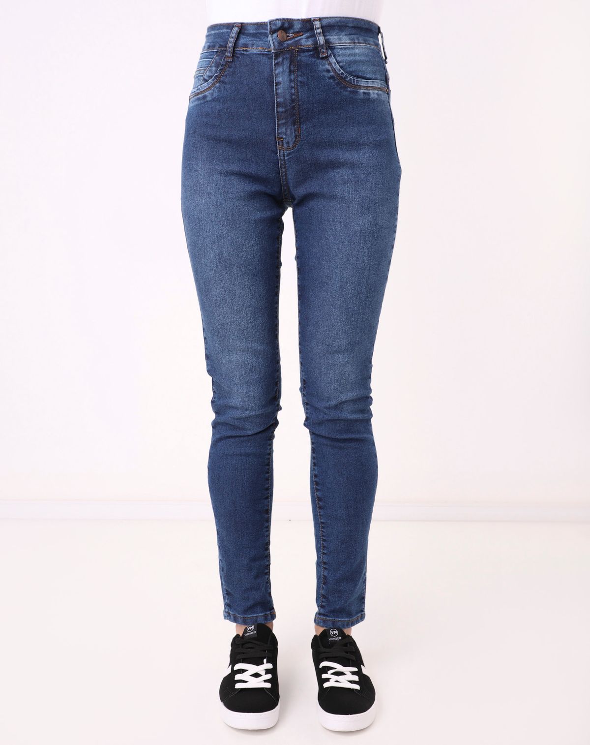 Calça Jeans Skinny Feminina jeans mÉdio - 36