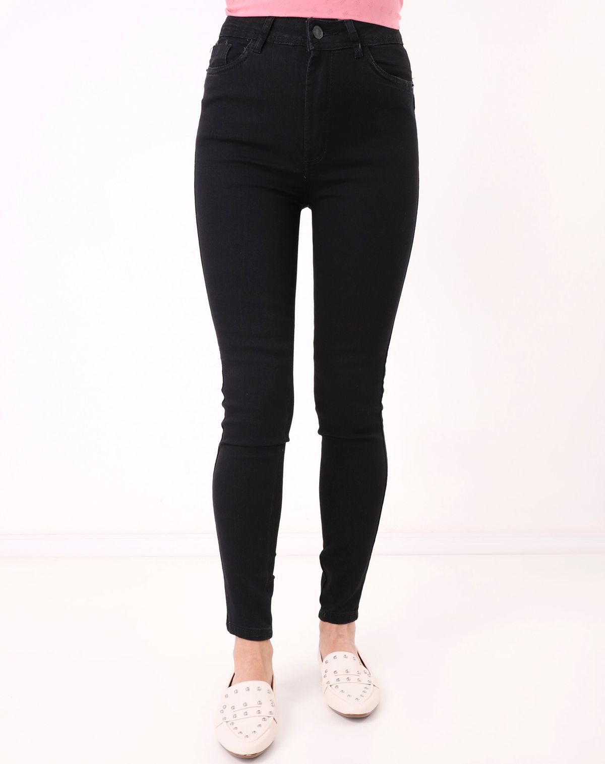 Calça Jeans Skinny Feminina preto - 38