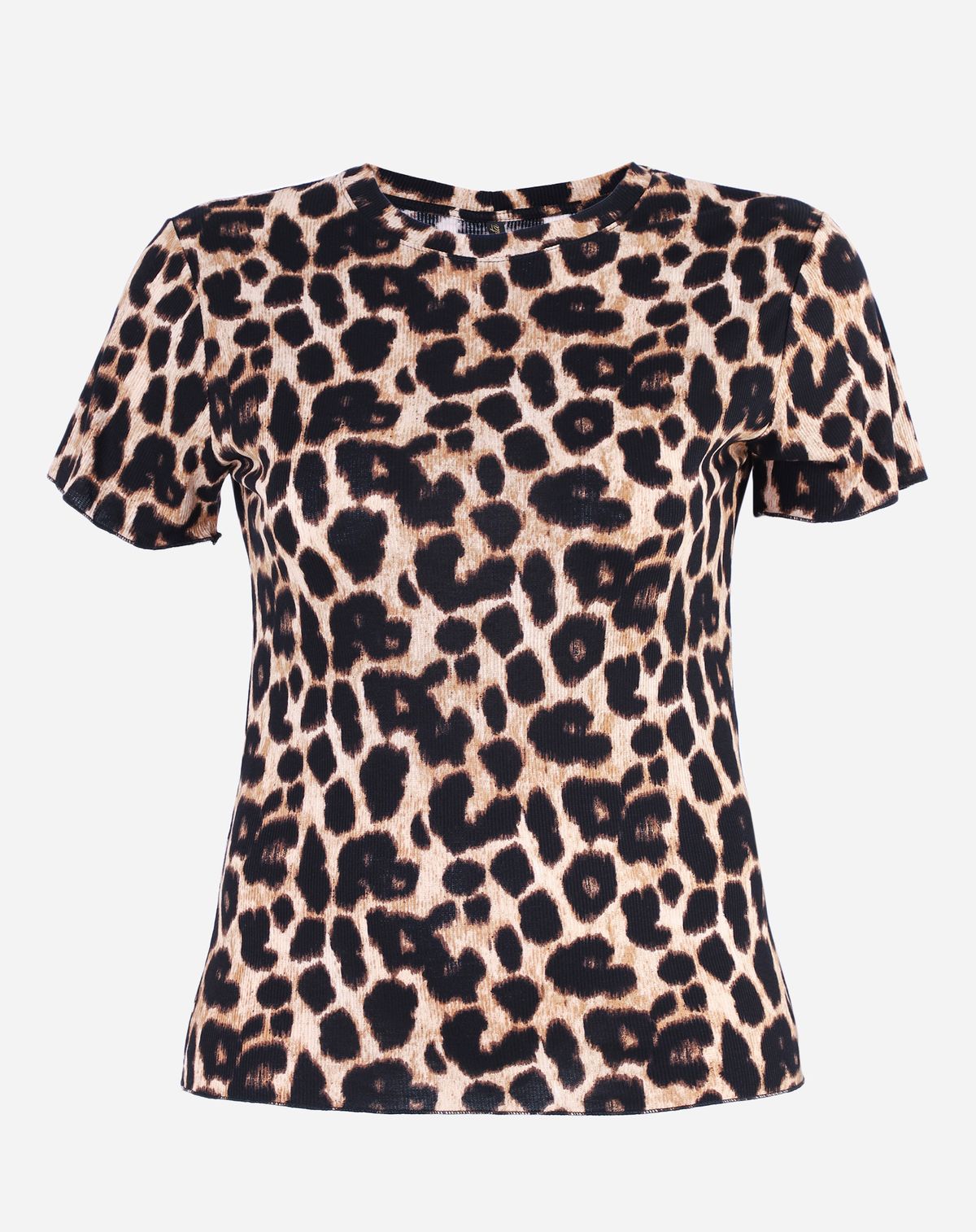 Blusa Manga Curta Feminina Plus Size Animal Print animal print - g2