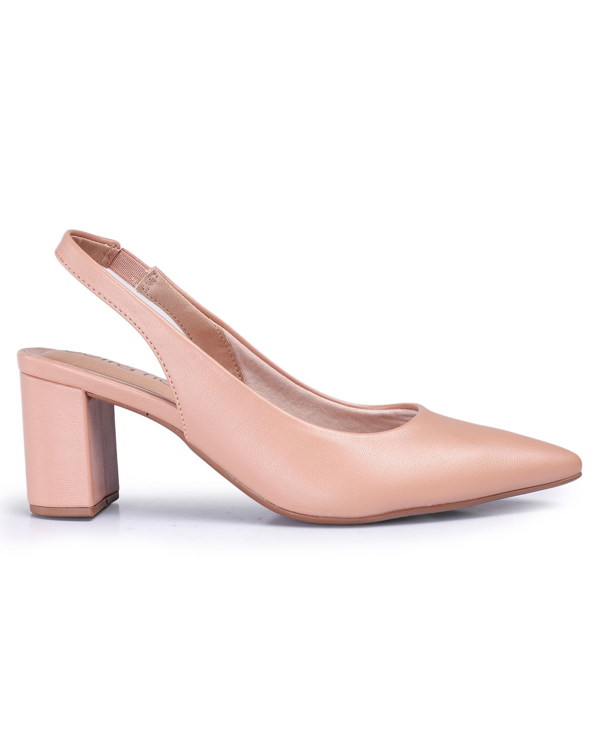 Scarpin Slingback Feminino Beira Rio nude - 34