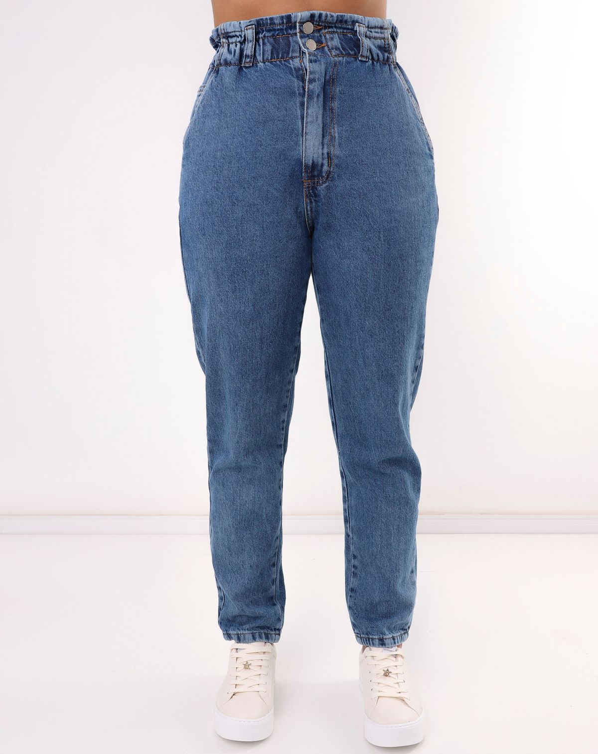 Calça Jeans Feminina Jogger jeans mÉdio - 36