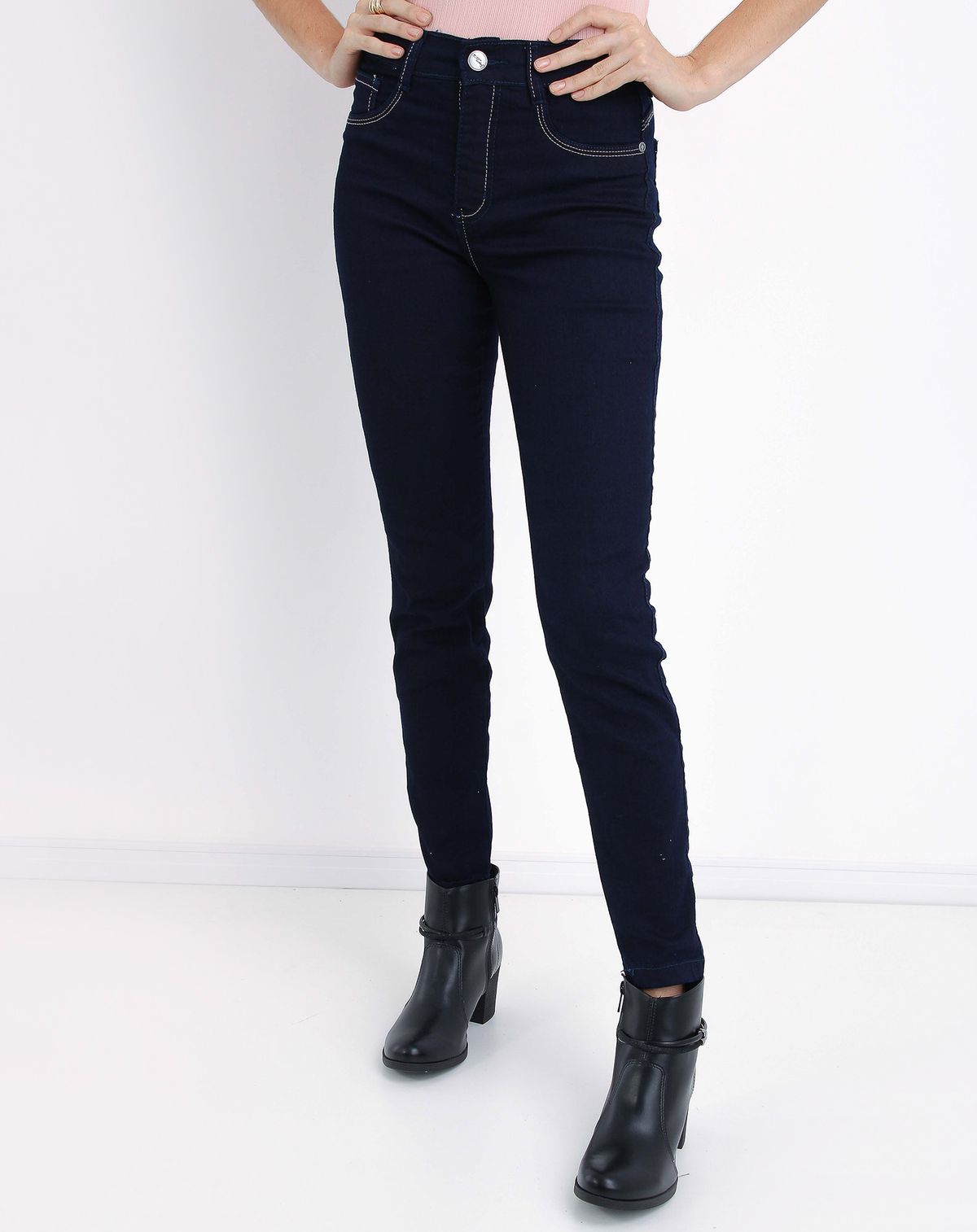 Calça Jeans Feminino Básica Lojas Besni jeans amaciado - 38