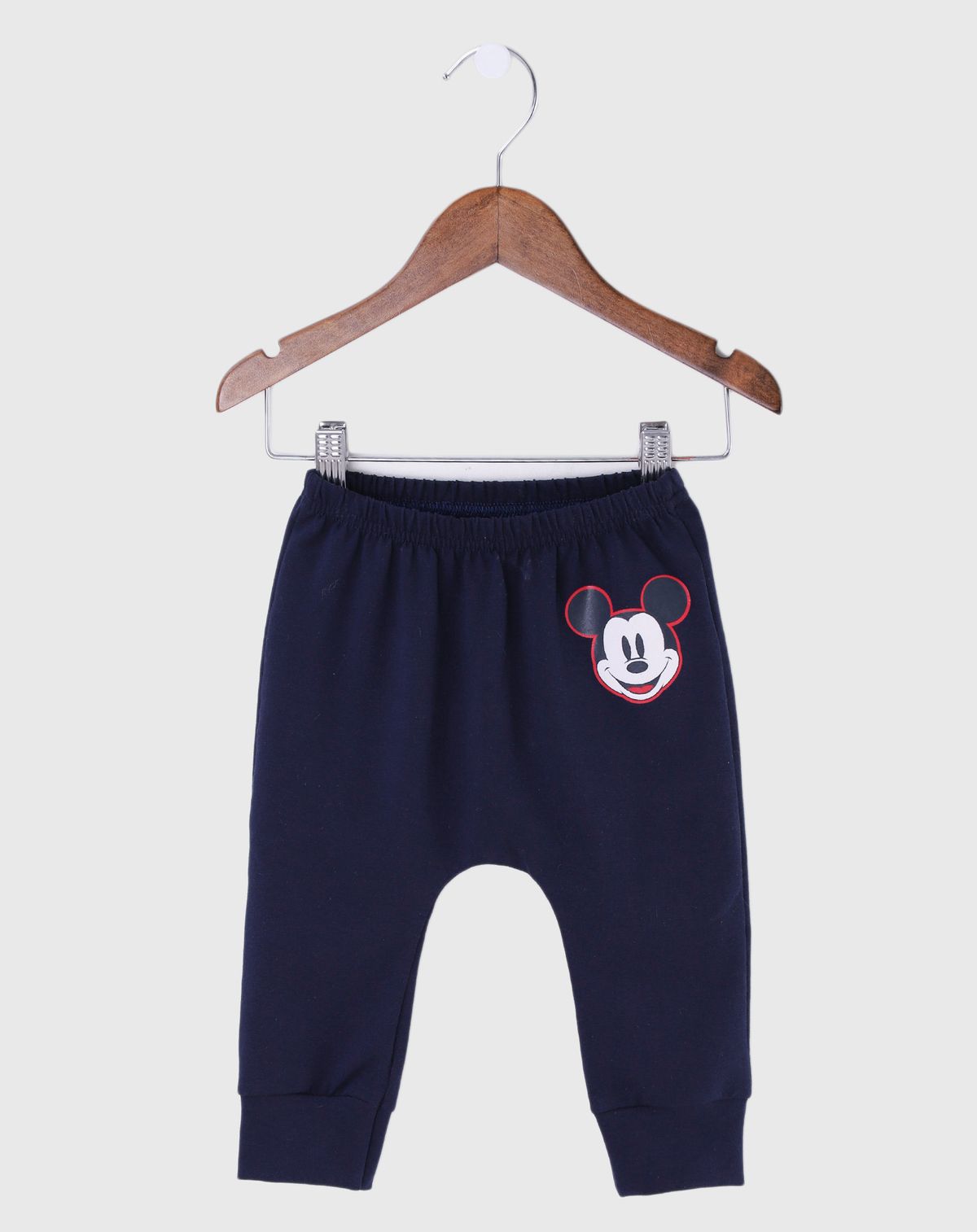 Calça Saruel Bebê Menino Estampa Mickey Mouse marinho - m