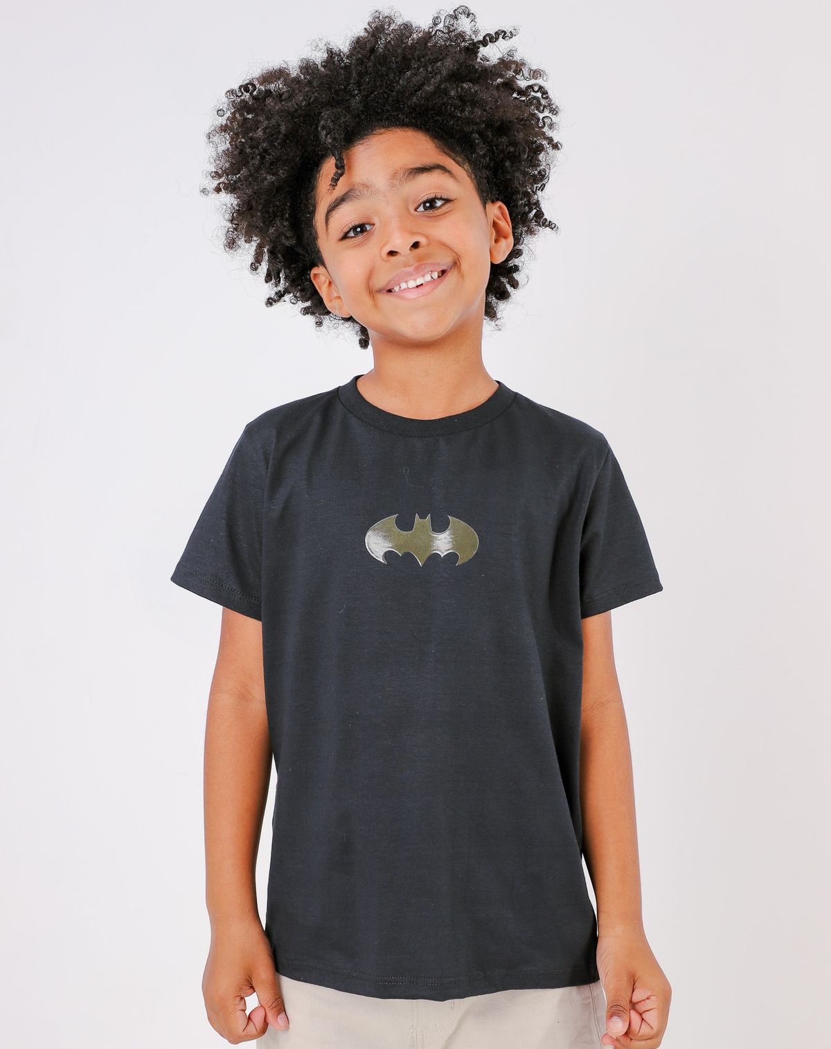 Camiseta Infantil Menino Estampa Batman - Tam. 4 a 10 Anos (2) preto - 6