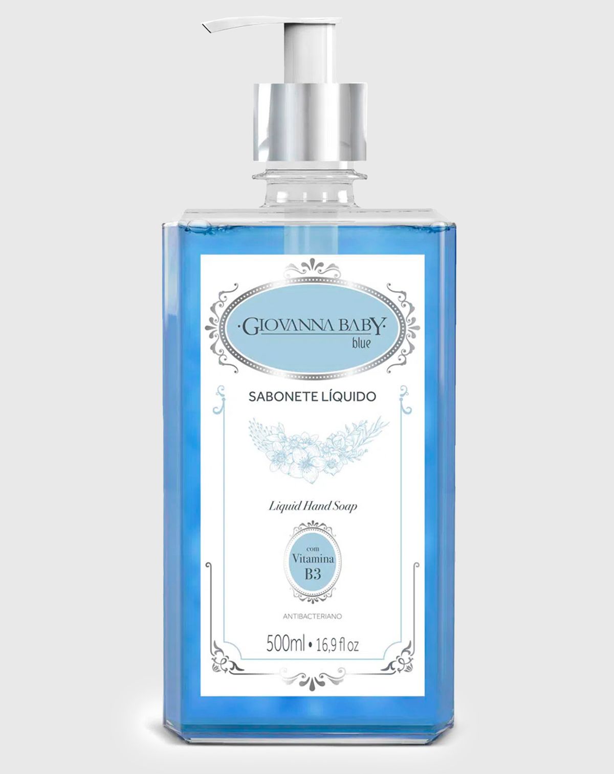 Sabonete Liquido Antibacteriano Giovanna Baby Blue - 500ml unica - u