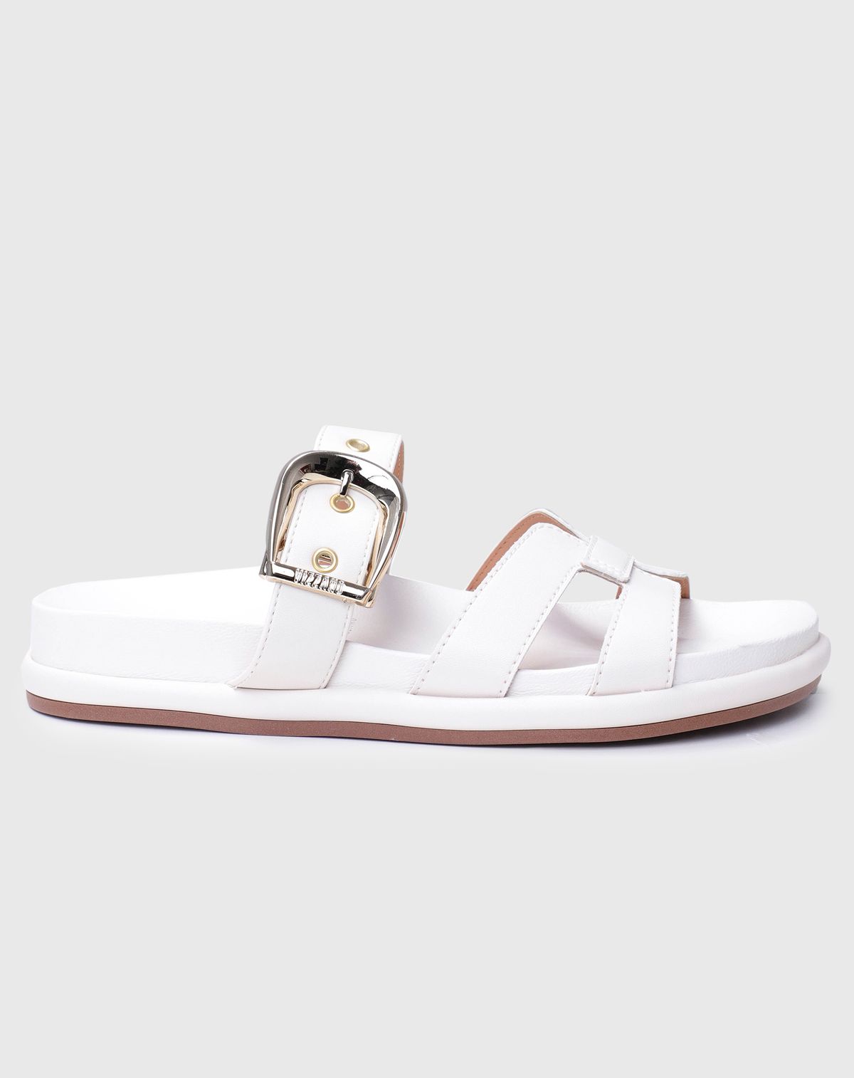 Sandália Birken Feminina Vizzano Fivela branco off - 35