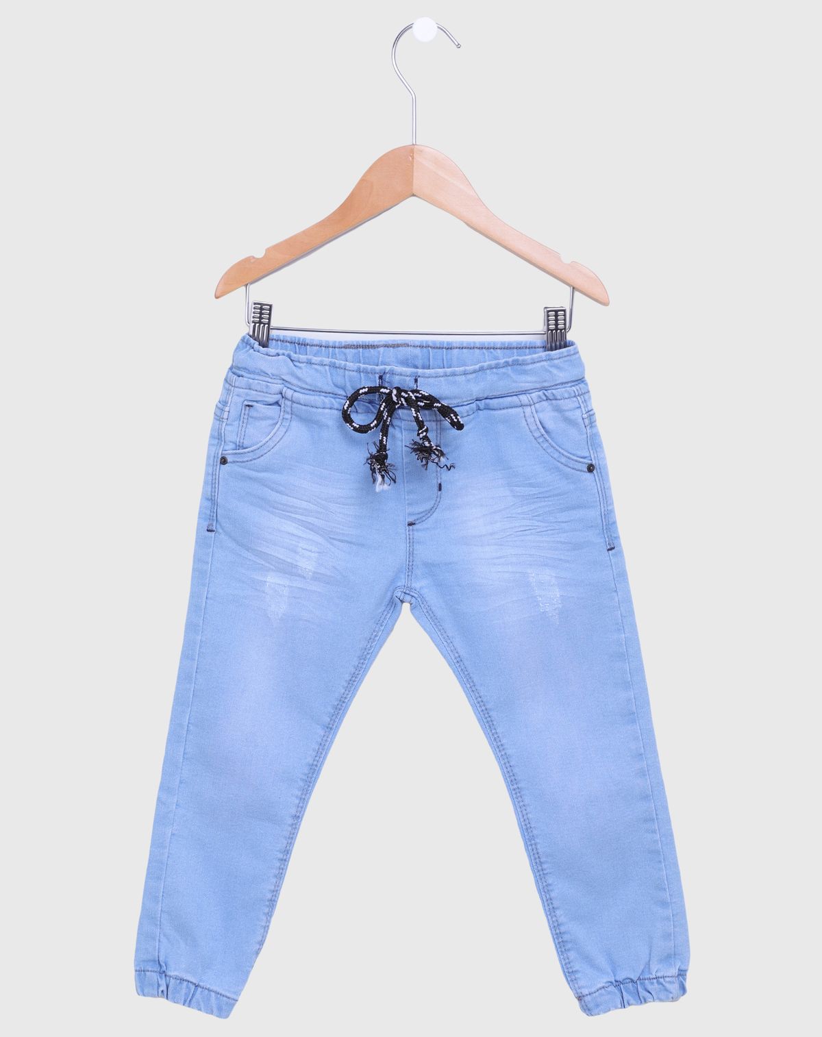 Calça Jeans Infantil Menino Jogger - Tam. 1 A 3 Anos jeans - 1