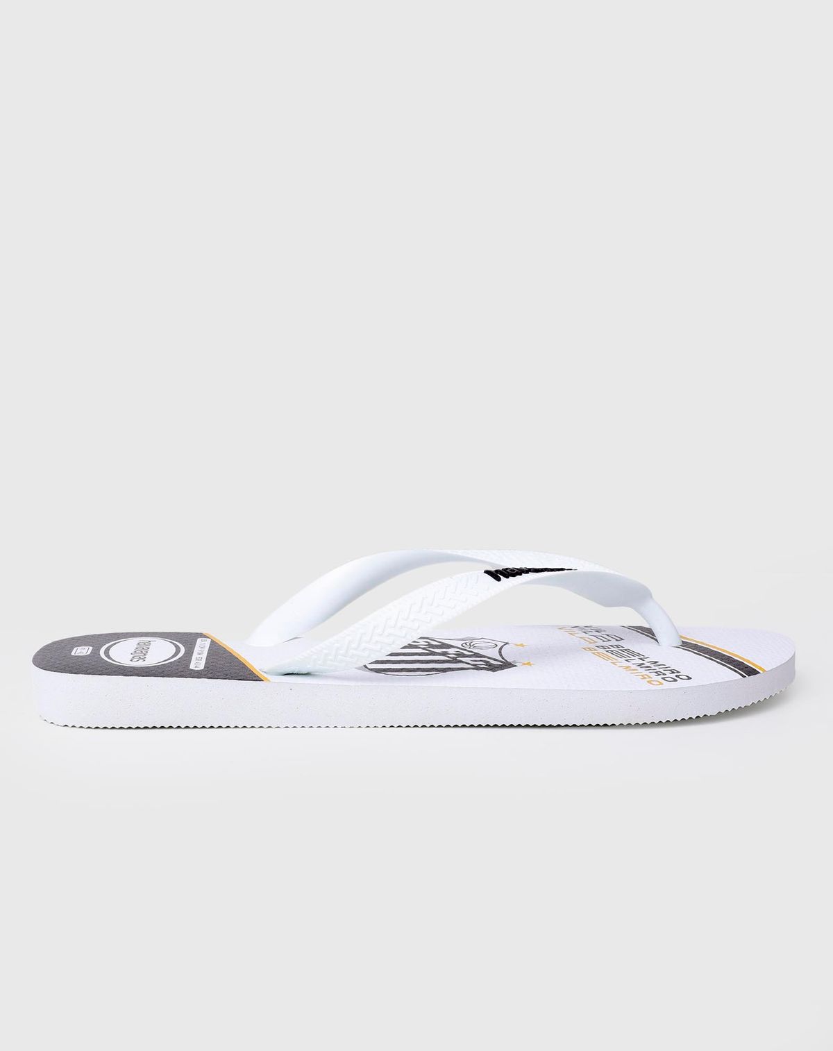 Chinelo Masculino Havaianas Top Time Santos branco/branco - 37/8