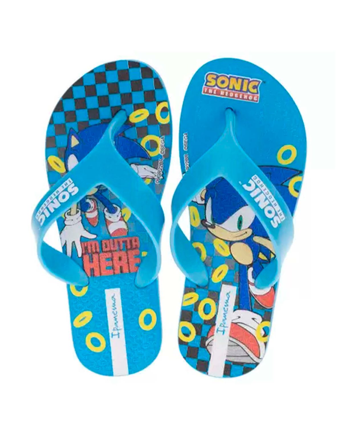 Chinelo Infantil Menino Ipanema Kids Sonic azul - 23/4